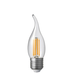 Filament LED Lamp Bulb Tailed C35 E27 Clear