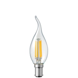 Filament LED Lamp Bulb Tailed C35 B15 Clear