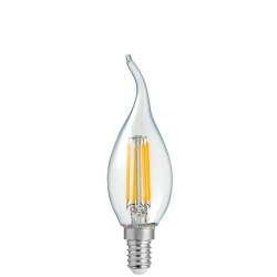 Filament LED Lamp Bulb Tailed C35 E14 Clear