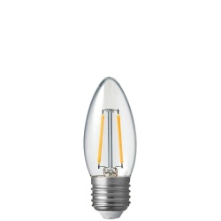 Filament LED Lamp Bulb C35 E27 Clear