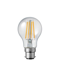 Filament LED Lamp Bulb A60 B22 Clear