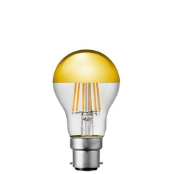 Filament LED Lamp Bulb A60 B22 Golden Crown